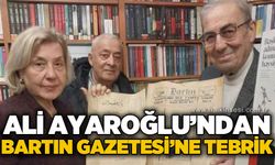 Ali Ayaroğlu'ndan tebrik: Bartın Gazetesi 103. yayın yılına ulaştı