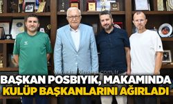 Başkan Posbıyık, makamında Kulüp Başkanlarını ağırladı..