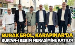 Burak Erol, Karapınar’da Kur’an-ı Kerim merasimine katıldı