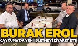 Saadet Partisi İl Başkanı Burak Erol, Çaycuma’da yeni işletmeyi ziyaret etti