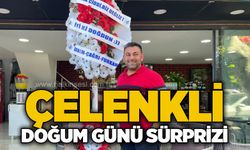 Çelenkli doğum günü sürprizi