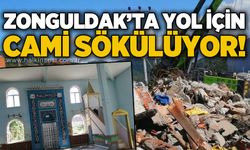 Kazköy Camii, Zonguldak-Filyos yolu güzergahı için sökülüyor