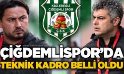 Çiğdemlispor’da teknik kadro belli oldu!