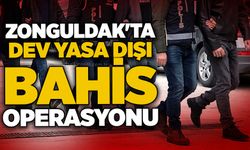 Zonguldak'ta dev yasa dışı bahis operasyonu
