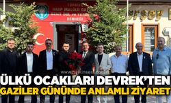 Ülkü Ocakları Devrek’ten Gaziler Günü’nde anlamlı ziyaret