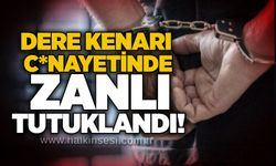 Dere kenarı c*nayetinde zanlı tutuklandı!