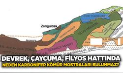 Devrek, Çaycuma, Filyos hattında neden karbonifer kömür mostraları bulunmaz?