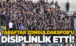 Taraftar Zonguldakspor’u disiplinlik etti