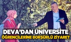 DEVA Partisi’nden üniversite öğrencilerine broşürlü ziyaret