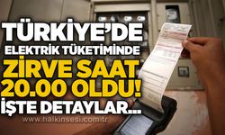 Türkiye’de elektrik tüketiminde zirve saat 20.00 oldu! İşte detaylar...