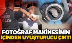 Fotoğraf makinesine zulalanmış uy*şturucuyla yakalandılar