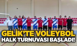 Gelik’te Voleybol Halk Turnuvası başladı!..