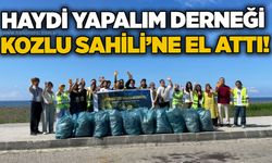 Haydi Yapalım Derneği Kozlu Sahili’ne el attı!
