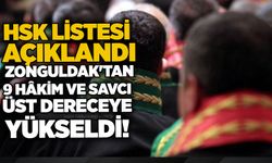 HSK listesi açıklandı: Zonguldak'tan 9 hâkim ve savcı üst dereceye yükseldi!