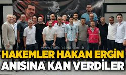 Hakemler, Hakan Ergin anısına kan verdiler…