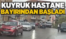 Kuyruk hastane bayırından başladı