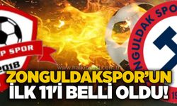 İnkılap Fk –Zonguldakspor maçında 11’ler açıklandı