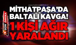 Mithatpaşa'da baltalı kavga: 1 ağır yaralı