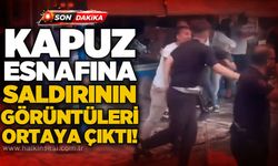 Yüksek alkollü Karabük taraftarlarının esnafa saldırdığı anlar görüntülendi