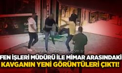 Belediye fen işleri müdürü ile mimar arasındaki kavganın yeni görüntüleri çıktı!