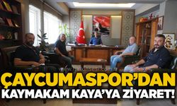 Çaycumaspor’dan Kaymakam Kaya’ya ziyaret!...