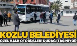 Kozlu Belediyesi Özel Halk Otobüsleri Durağı taşınıyor