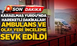 Karaelmas Yurdu'nda hareketli dakikalar! Ambulans ve olay yeri inceleme sevk edildi