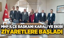 MHP’li Karali ve ekibi kongre sonrası Kozlu’da ziyaretlere başladı