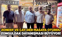 ZONDEF ve ÇAY-DER masaya oturdu: Zonguldak dayanışması büyüyor!
