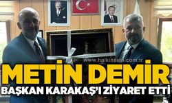 ZTSO Başkanı Metin Demir, Yenice Belediye Başkanı Karakaş’ı ziyaret etti