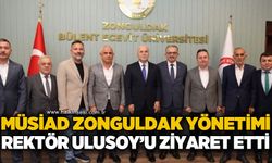 MÜSİAD Zonguldak Şubesi’nden Rektör Ulusoy’a ziyaret