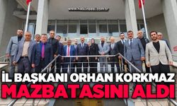 MHP Zonguldak İl Başkanı Orhan Korkmaz mazbatasını aldı