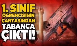 1. sınıf öğrencisinin çantasından tabanca çıktı: Babası gözaltında