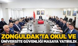 Zonguldak’ta okul ve üniversite güvenliği masaya yatırıldı