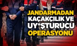 Jandarmadan kaçakçılık ve uyuşturucu operasyonu