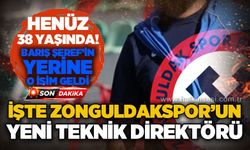 Zonguldakspor’da Barış Şeref’in yerine göreve o geldi… Henüz 38 yaşında!