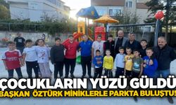 Çocukların yüzü güldü: Başkan Vedat Öztürk miniklerle parkta buluştu!
