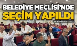Zonguldak Belediye Meclisi'nde seçim yapıldı