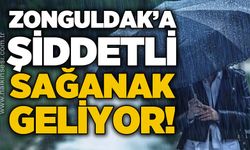 Zonguldak'a şiddetli yağış geliyor!