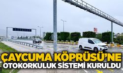 Çaycuma Köprüsü’ne otokorkuluk sistemi kuruldu