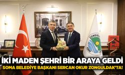 İki maden şehri bir araya geldi: Soma Belediye Başkanı Sercan Okur Zonguldak'ta!