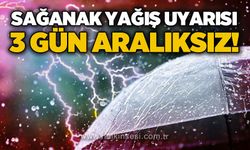Zonguldak’ta sağanak yağış uyarısı: Çarşamba, Perşembe ve Cuma gününe dikkat