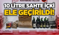 10 litre sahte alkol ele geçirildi!