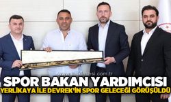Spor Bakan Yardımcısı Yerlikaya ile Devrek'in spor geleceği görüşüldü