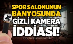 Spor salonunun duş bölümünde gizli kamera tespit edildi!