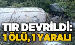 Feci kaza: Tır sürücüsü hayatını kaybetti