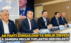AK Parti Zonguldak'ta birlik zirvesi: İl Danışma Meclisi Toplantısı gerçekleşti!