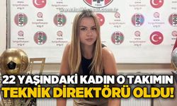 22 Yaşındaki kadın o takımın teknik direktörü oldu!