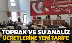 Toprak ve su analiz ücretlerine yeni tarife