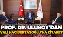 Rektör Ahmet Ulusoy’dan Vali Hacıbektaşoğlu’na ziyaret